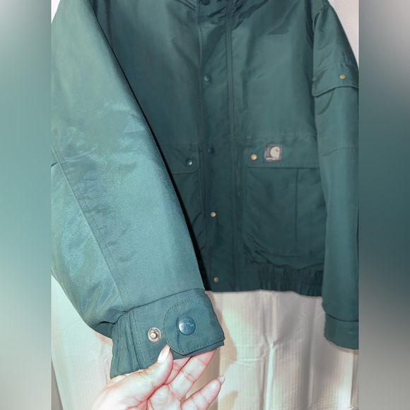 Carhartt Puffer Jacket Blizzard Workshield Coat J71 MLL Quilt Lined Men XL Puffy - Picture 5 of 9